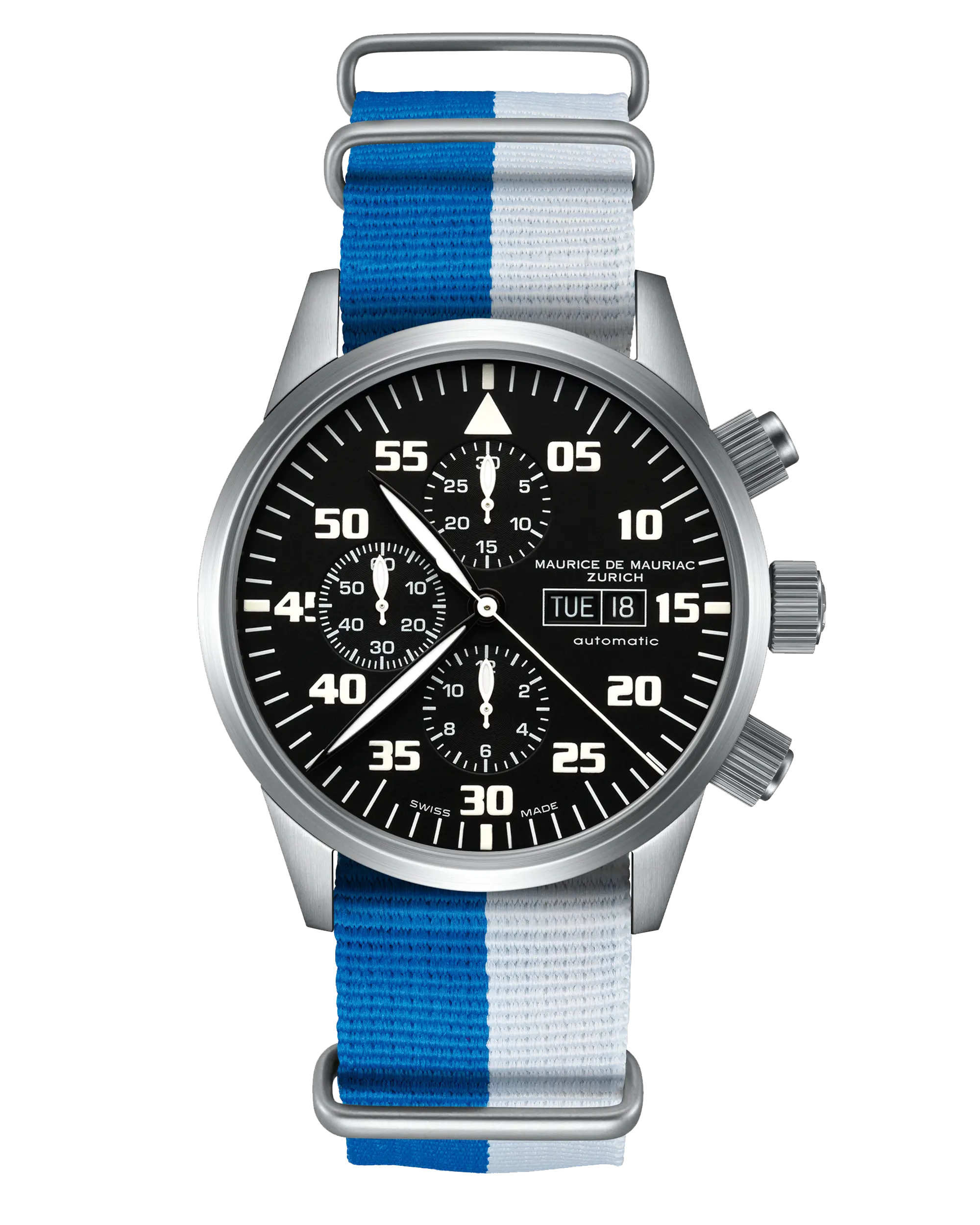 Zürcher Chrono Modern Steel Nato