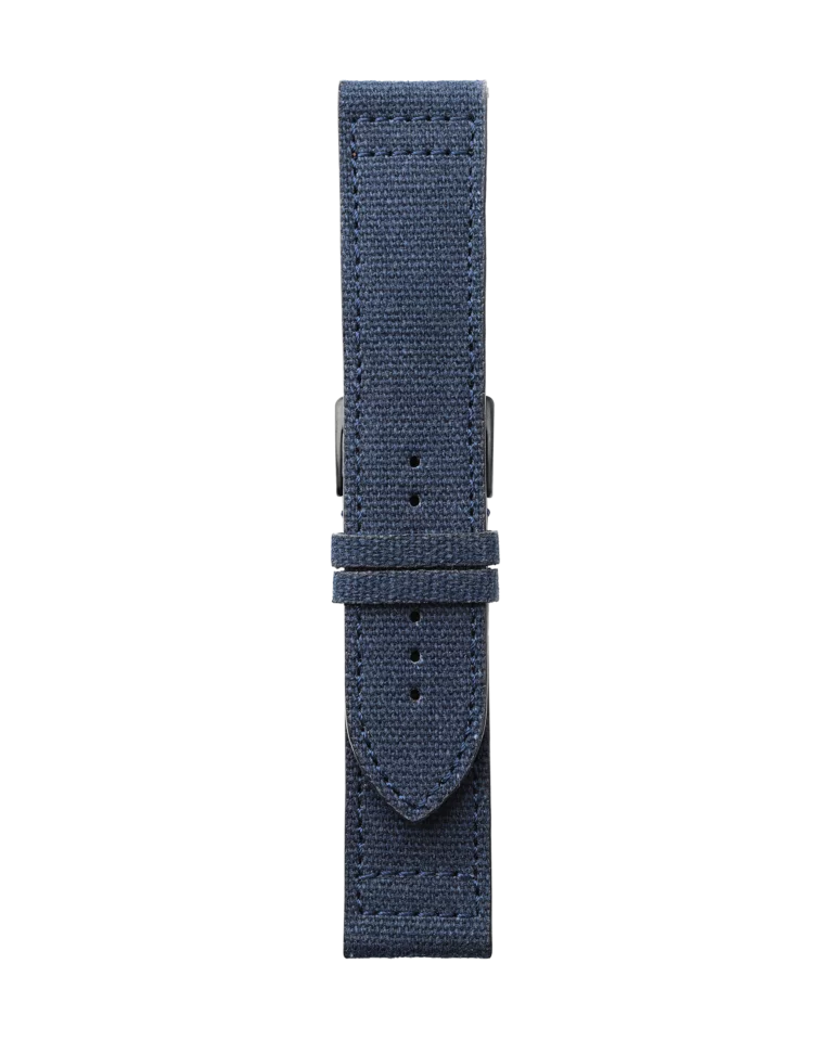 Blue Canvas Textile Strap