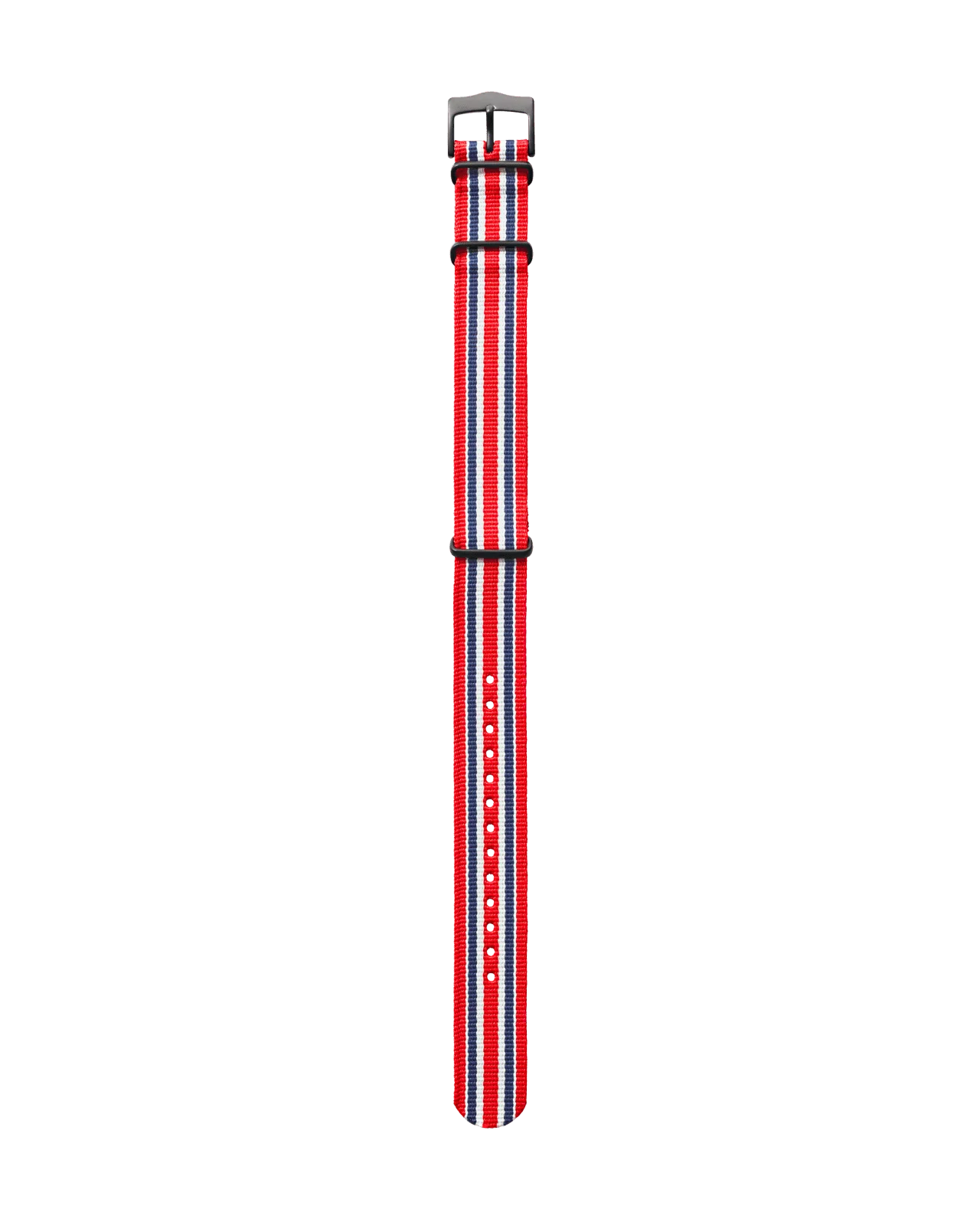 farbiges Textilband rot, blau, weiss 