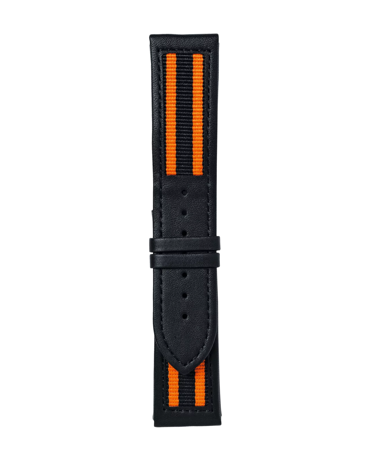 Leather-textile Strap Orange