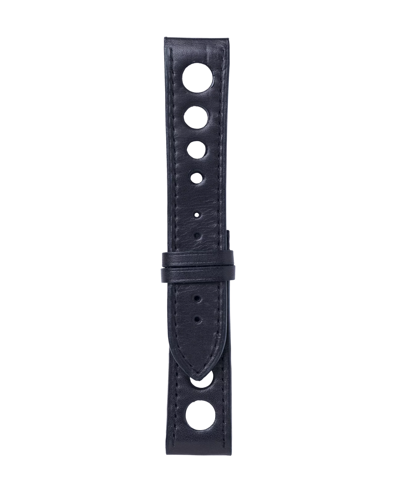 Perforated Black Leatherstrap