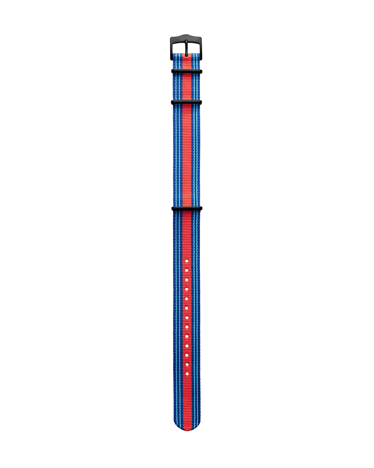rot, blaues Textilband für Uhren