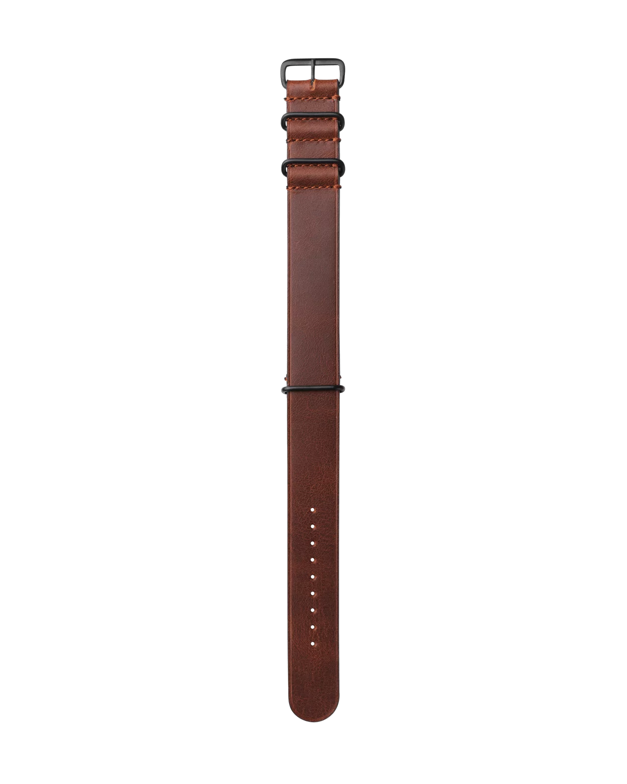 Nato Leather Strap Vintage Brown