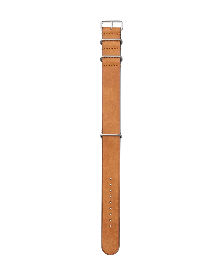Nato Leather Strap Light Brown
