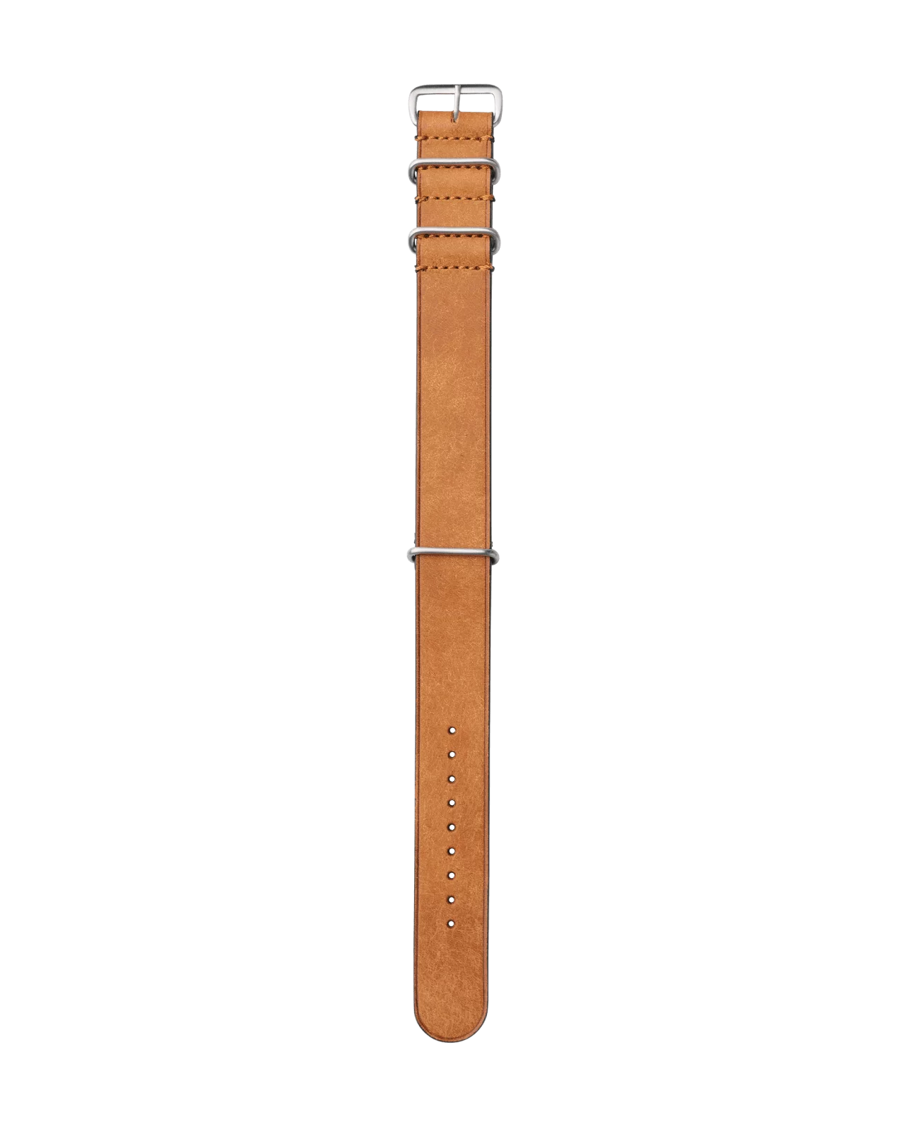 Nato Leather Strap Light Brown