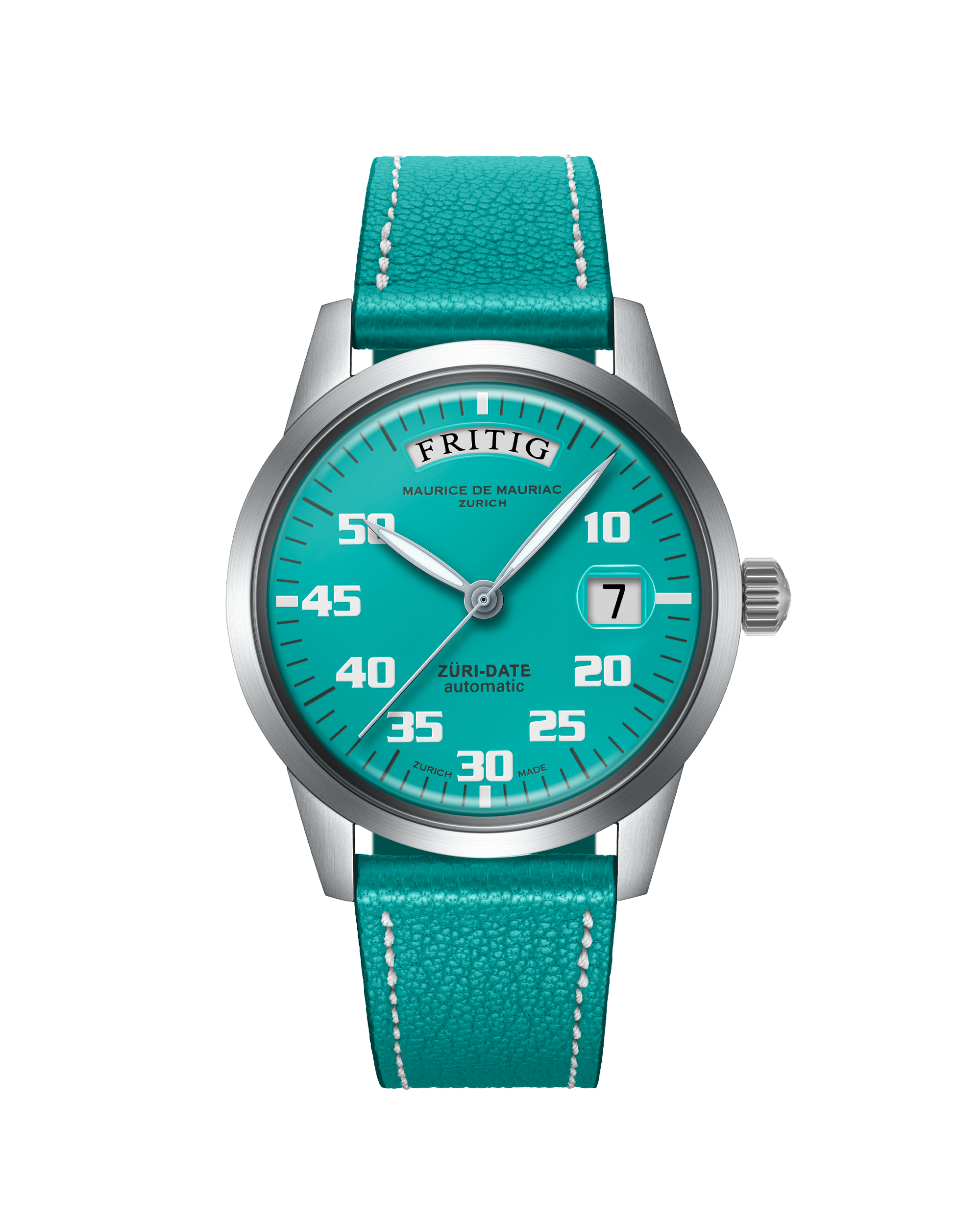 Automatic Modern: “Züri Date” Turquoise