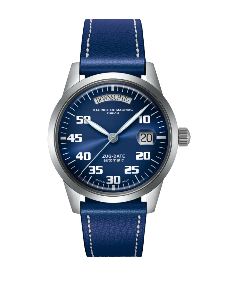 Automatic Modern: “Zug Date” Blue