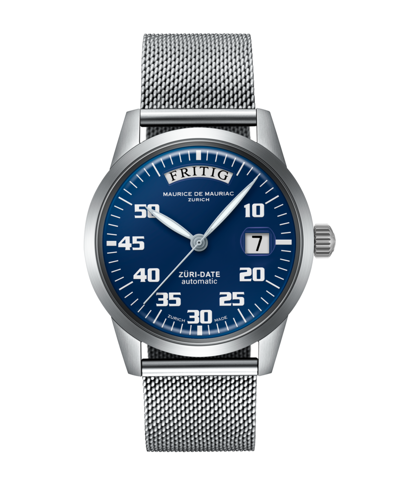 Automatic Modern “Züri Date”, Watch made by Maurice de Mauriac