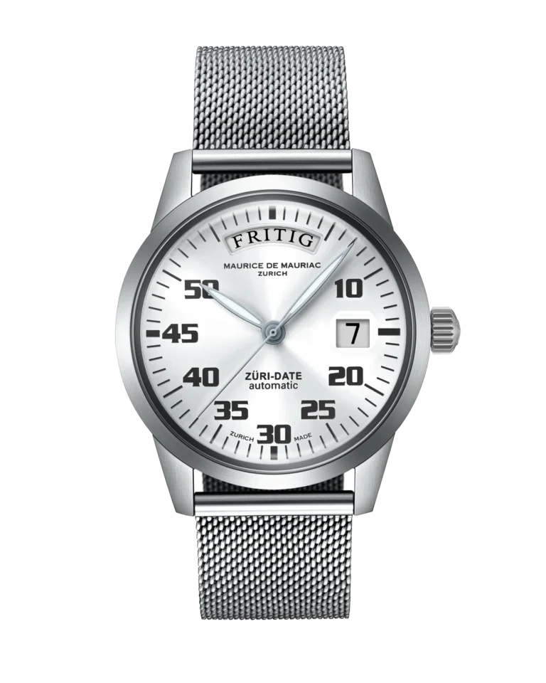 Automatic Modern: “Züri Date” Silver with Milanese