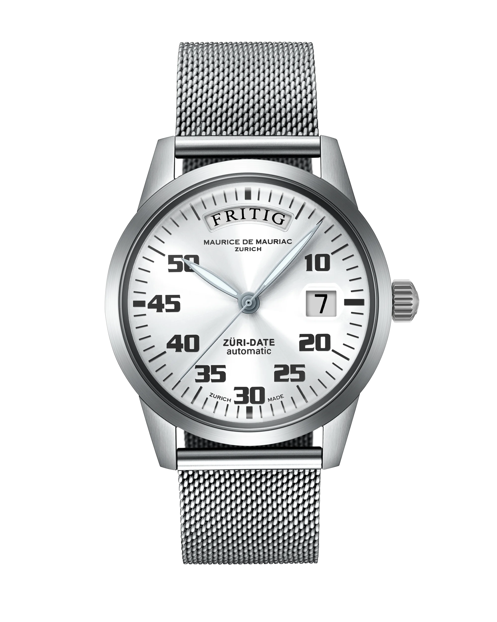Automatic Modern: “Züri Date” Silver with Milanese