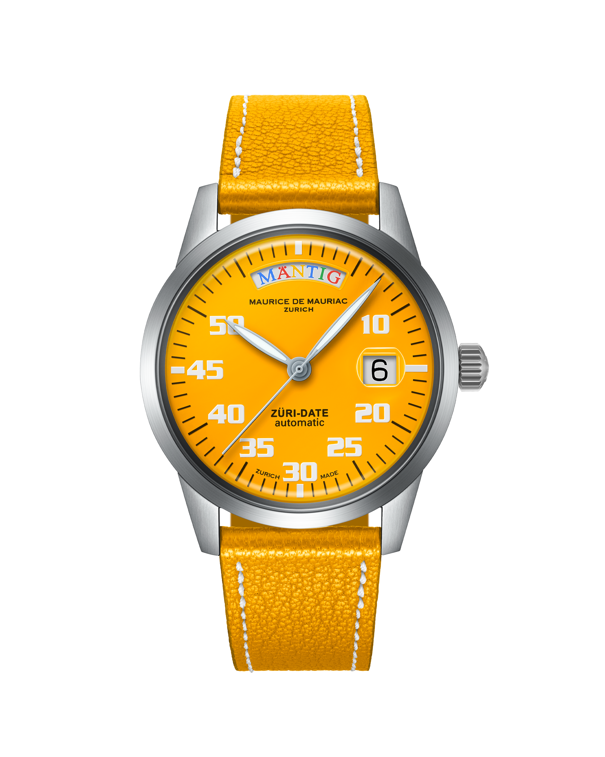 Automatic Modern: “Züri Date” WATCHES@ Limited Edition YELLOW