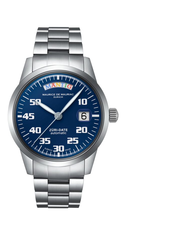 Züri date Watches Hero Blue