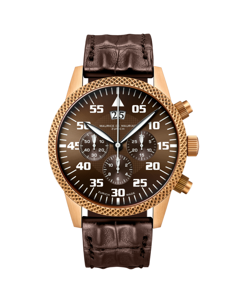 Chrono Modern with Big Date by Maurice de Mauriac from Zurich