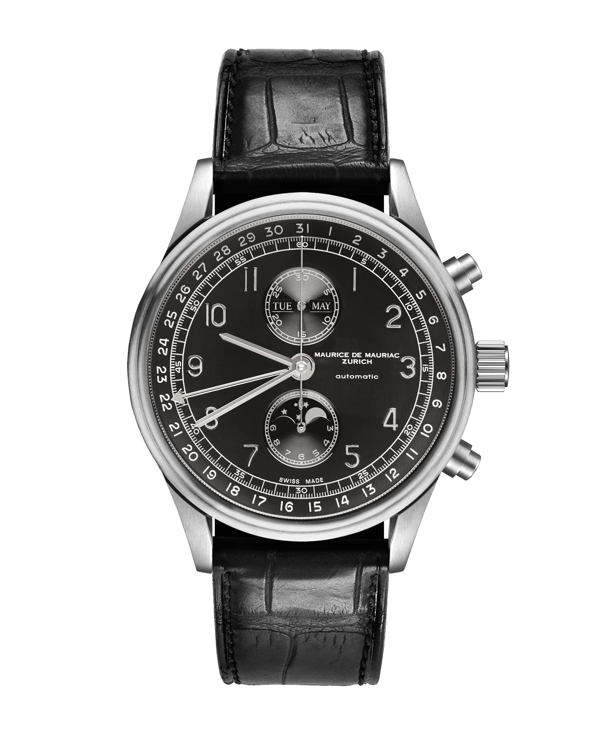 Chrono Classic Moon Steel Satinised Black