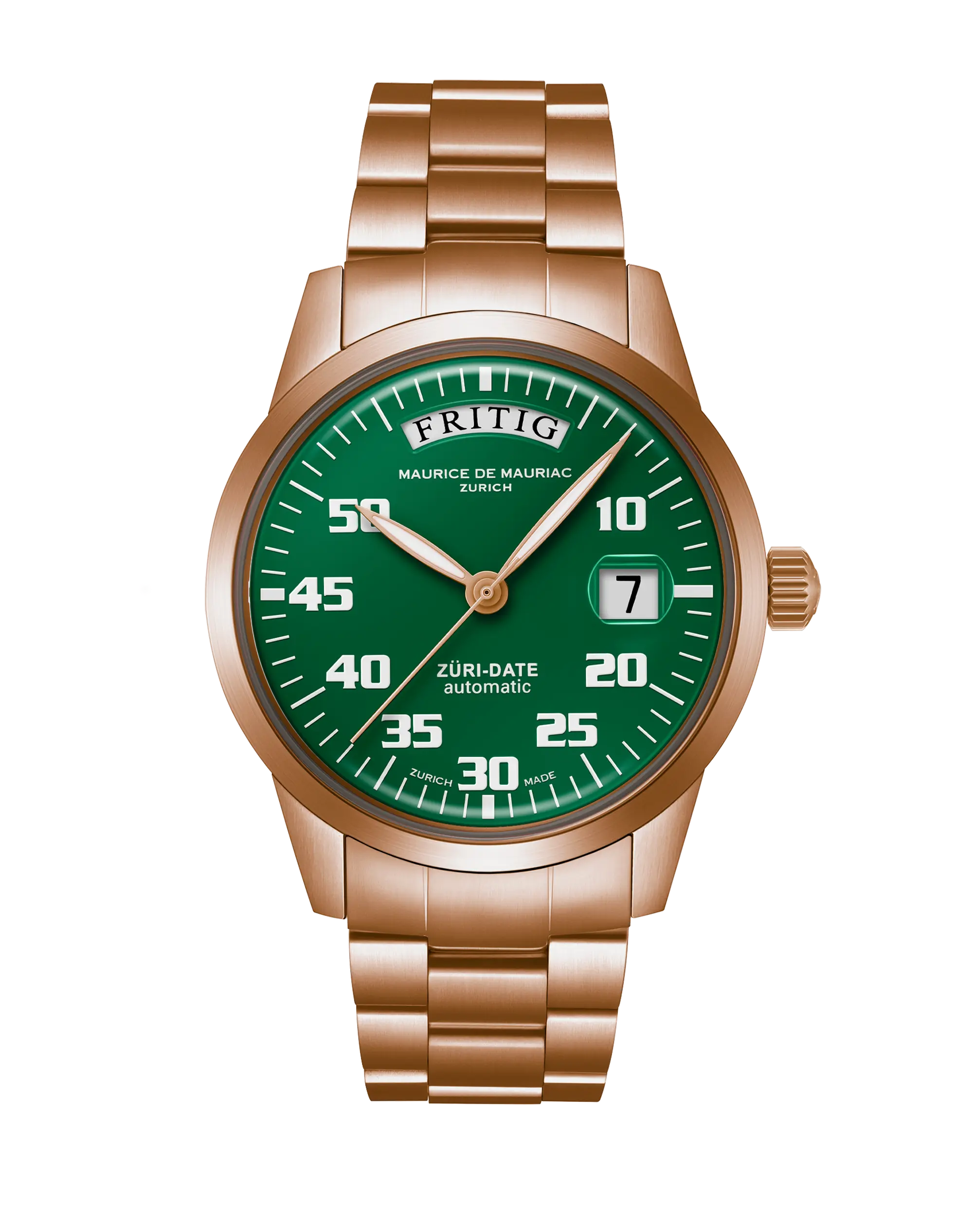 Automatic Modern: “Züri Date” Bronze Green