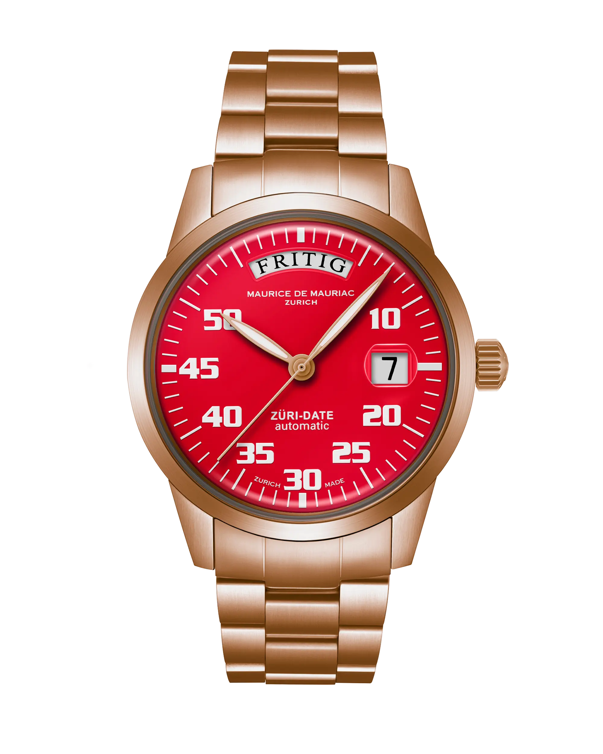 Automatic Modern: “Züri Date” Bronze Red