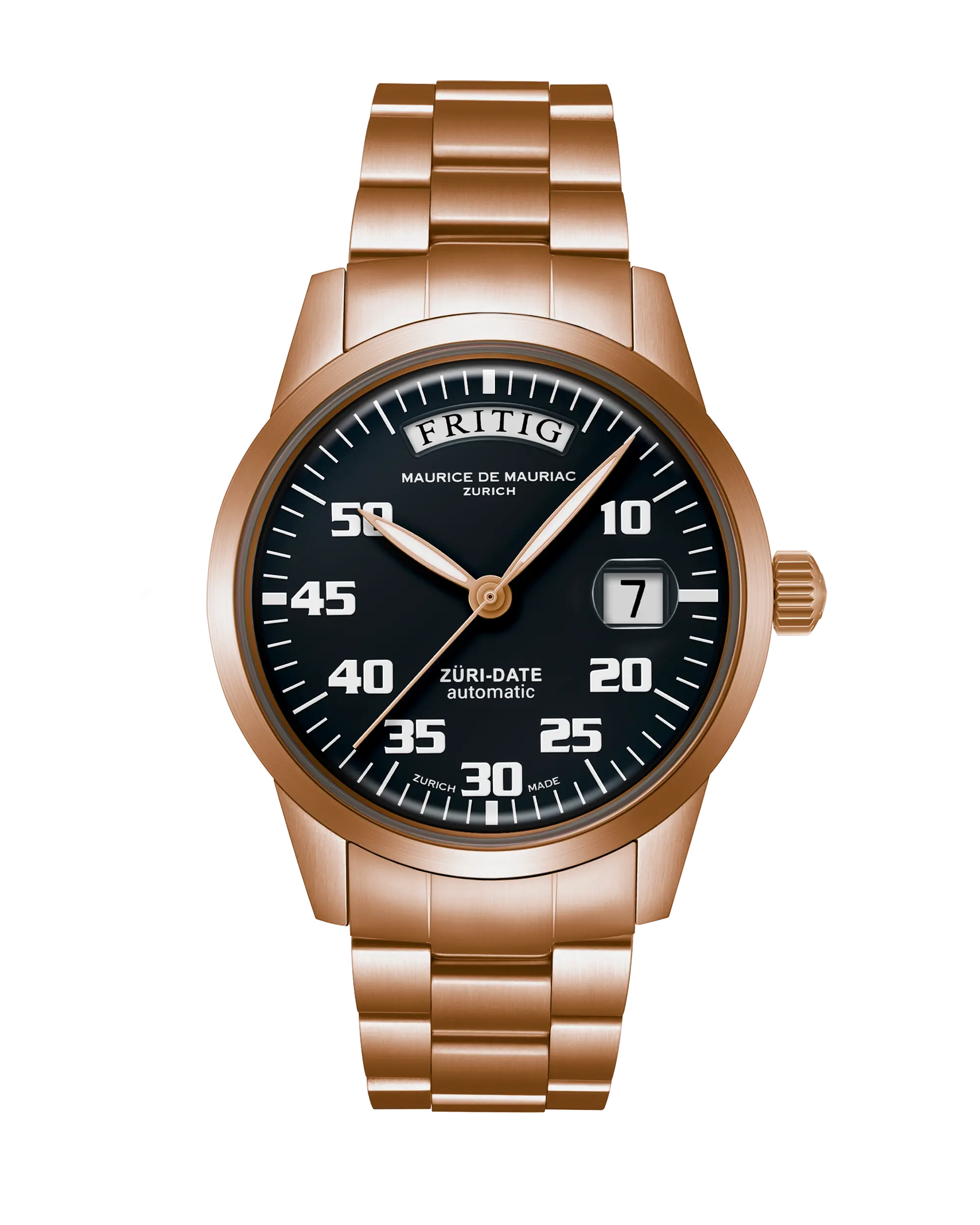 Automatic Modern: “Züri Date” Bronze Black
