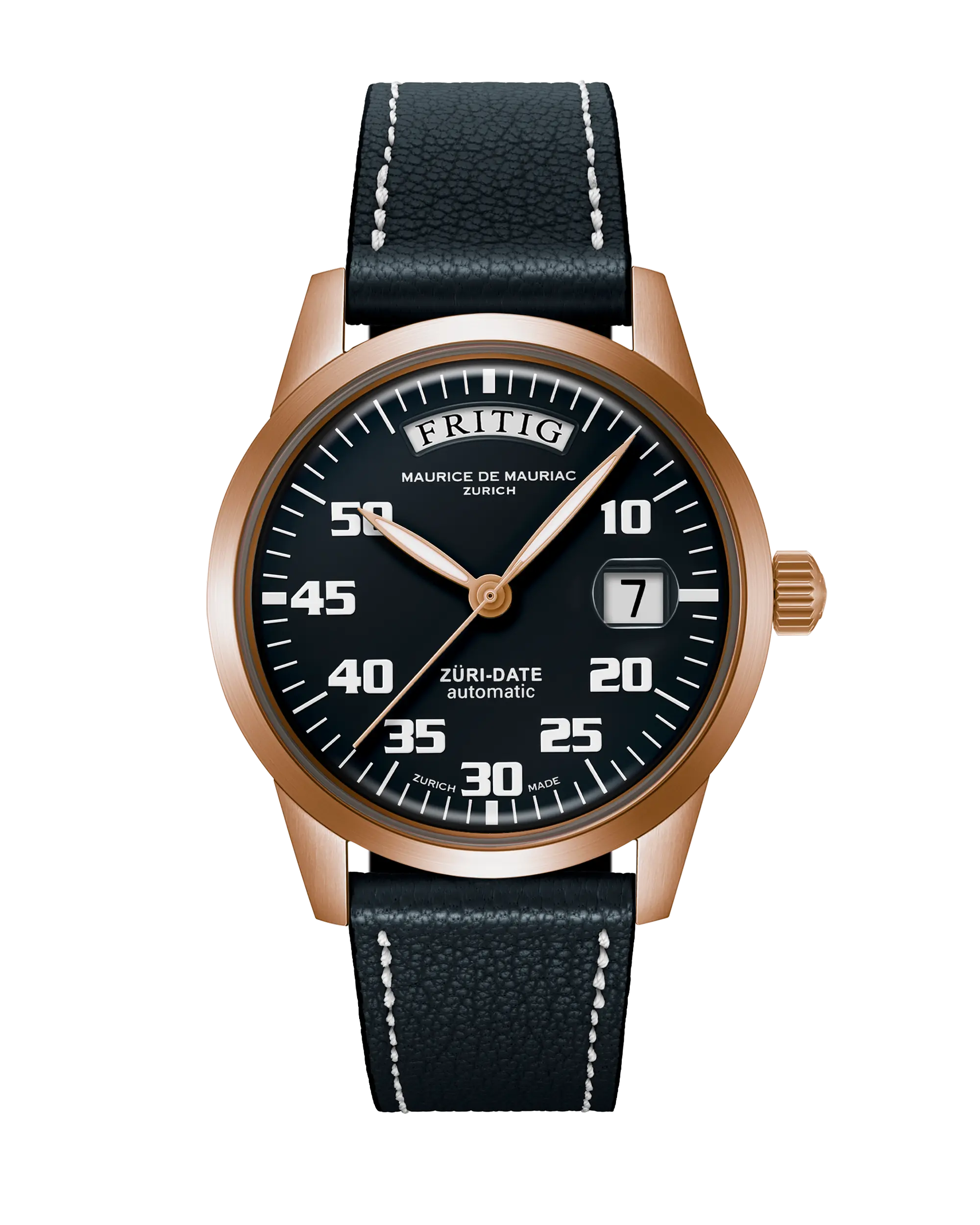 Automatic Modern: “Züri Date” Bronze Black