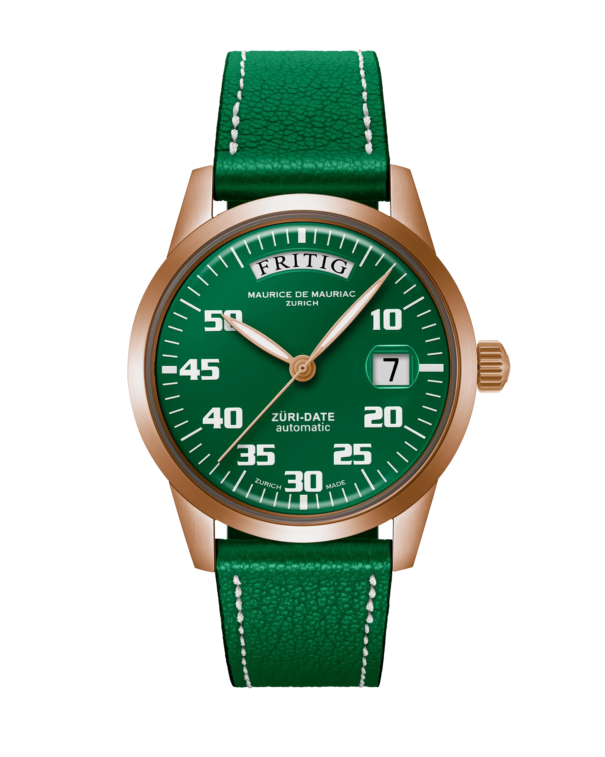 Automatic Modern: “Züri Date” Bronze Green