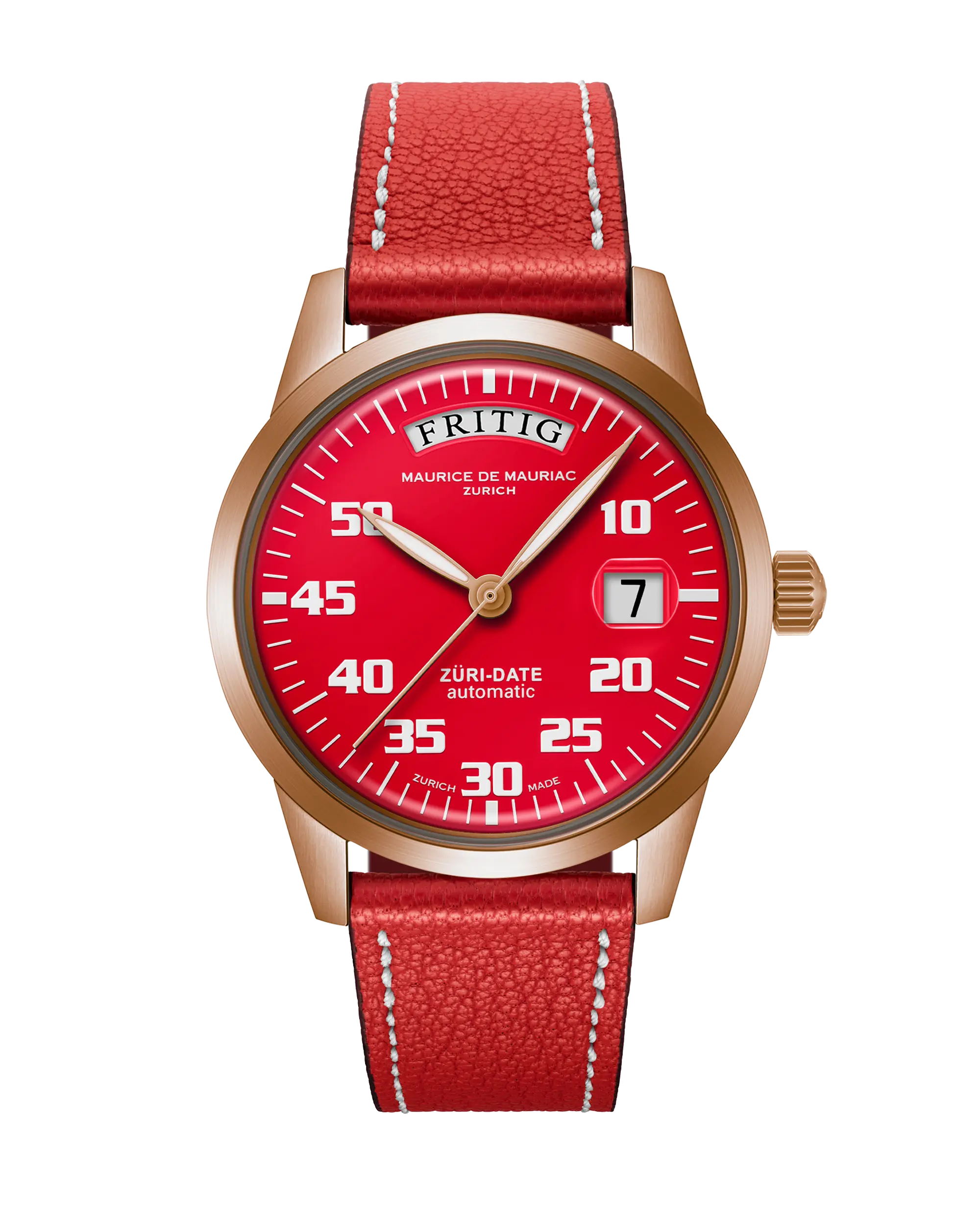 Automatic Modern: “Züri Date” Bronze Red